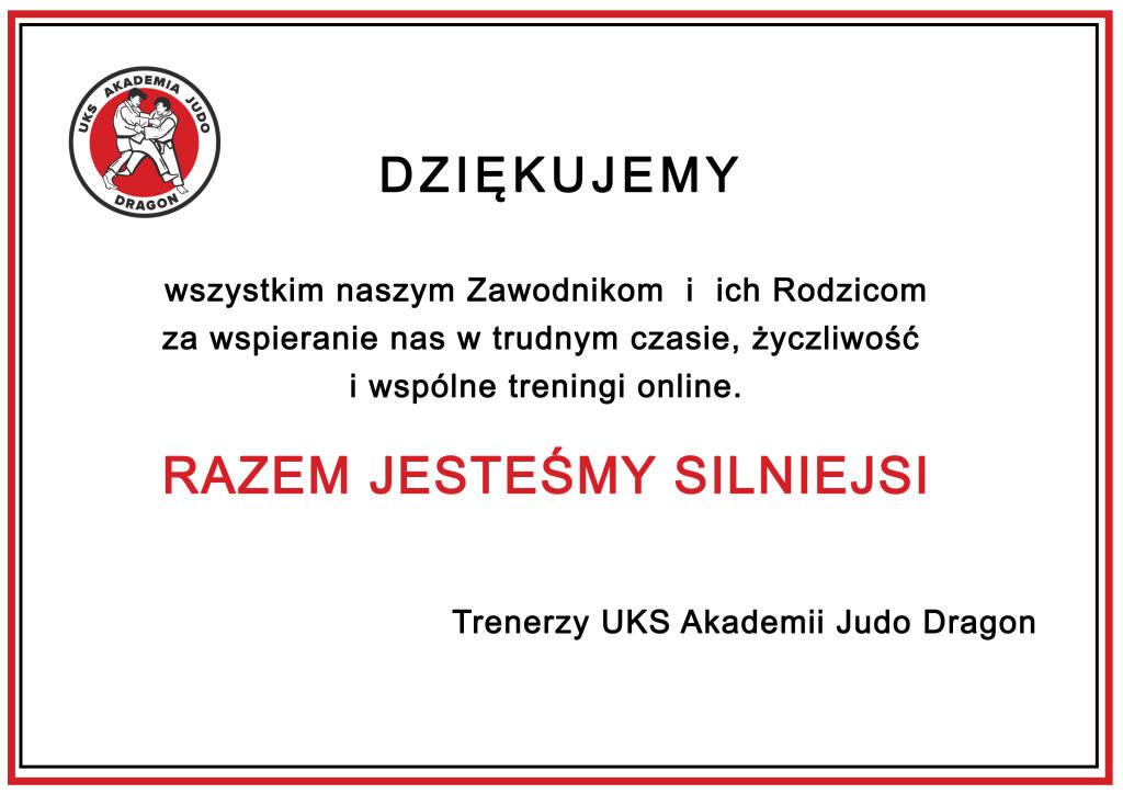 podziękowanieJUDO