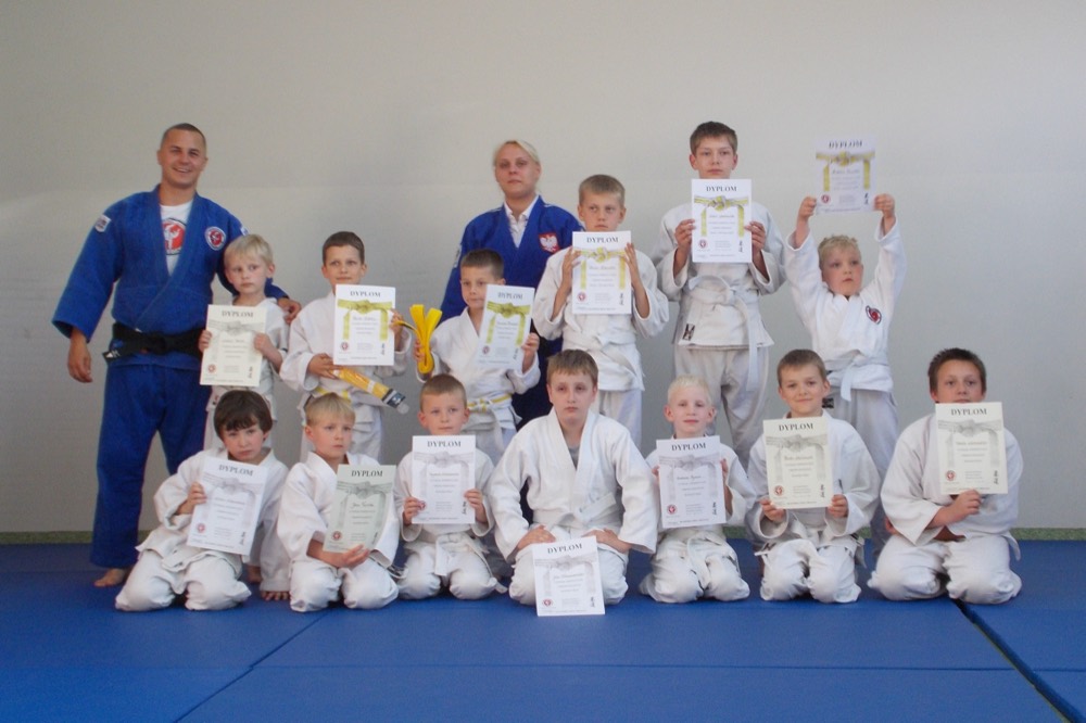 Egzamin na pas w Akademii Judo Dragon — zdjęcie z archiwum klubu