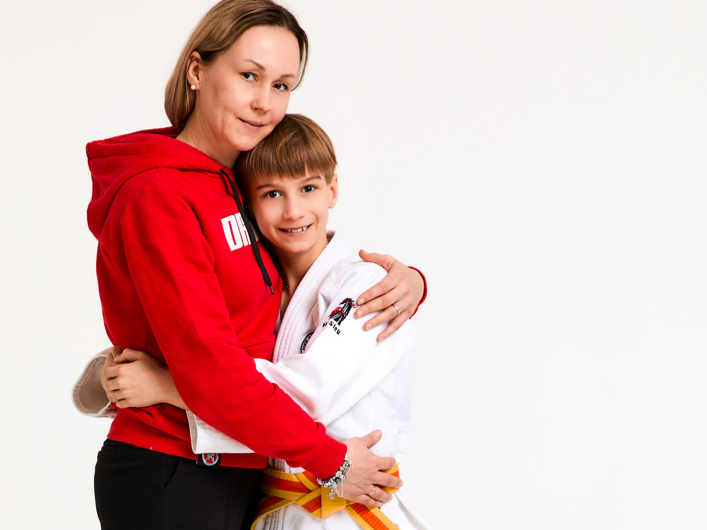 Dzieci witane na treningu Akademii Judo Dragon